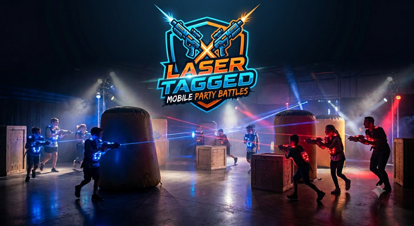 Laser Tagged in action